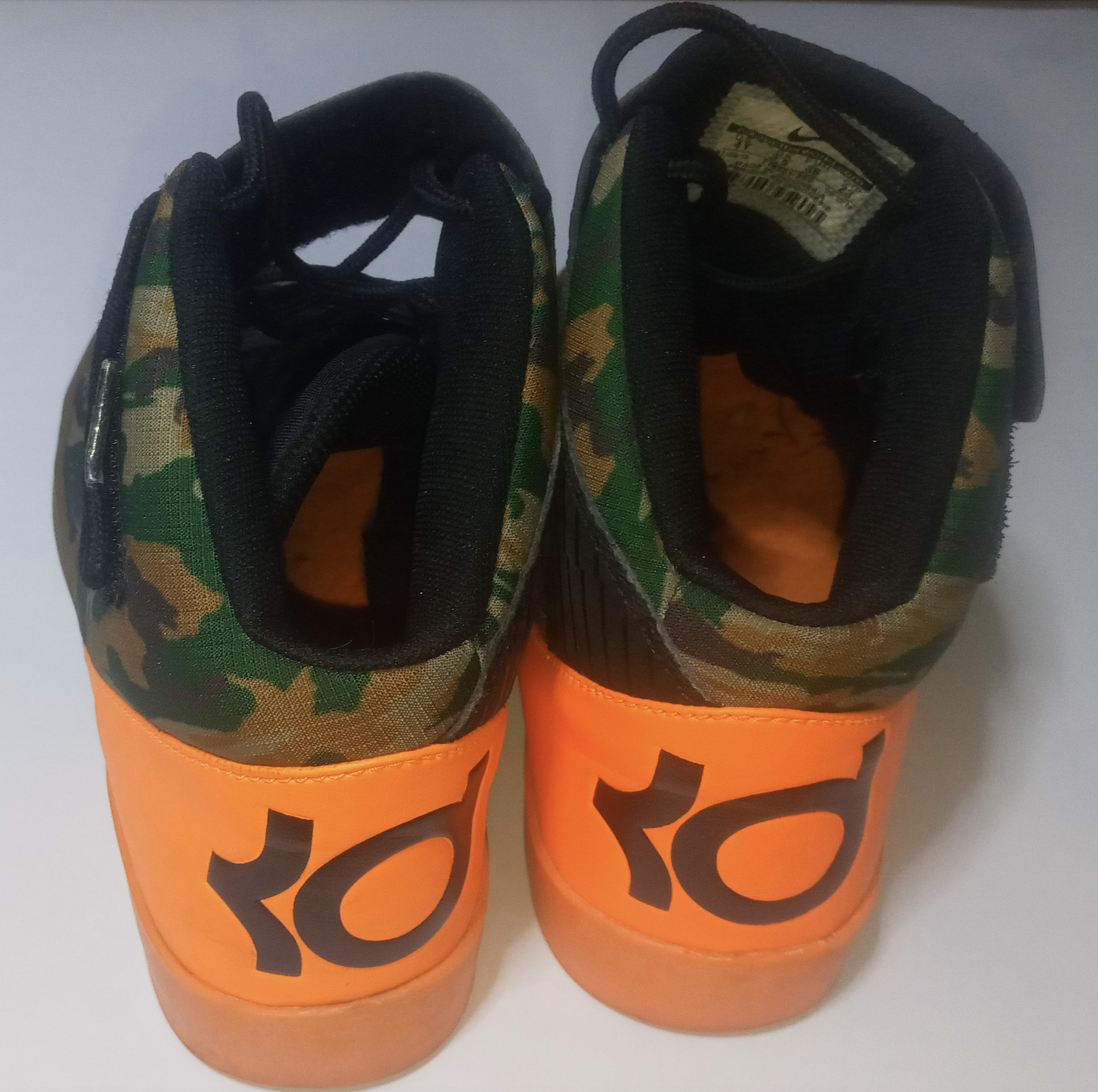 Used Nike KD Vulc Mid TXT GS ‘Camo’ 718551-300 – Kevin Durant’s Stealth Kicks!